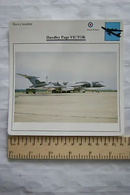 Handley Page Victor - GB - Heavy Bomber - Collectors Club Card • £1.50