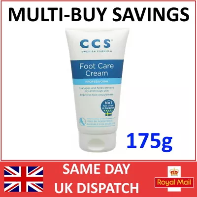 CCS Foot Cream All Sizes Urea Based Moisturising. Lanolin Free - Best Prices • £8.89