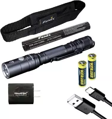 Fenix LD22 V2 800 Lumen Slim LED Tactical Flashlight Rechargeable Battery 2 AA • $66.45