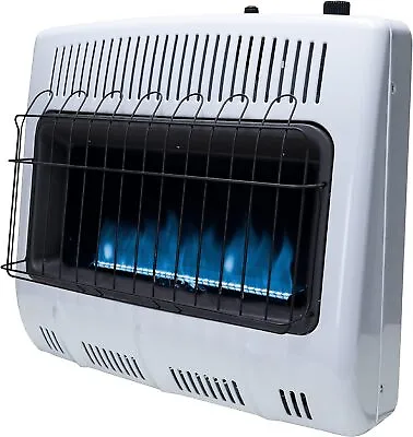 30000 BTU Vent Free Blue Flame Natural Gas Heater MHVFB30NGT ，White • $189.88