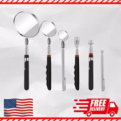 Telescoping Inspection Mirror Mechanic Magnet Stick Tool Adjustable Telescope • $27.25