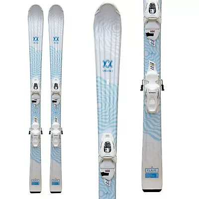 Volkl Flair Jr Skis - 2024 - Youth Girls - 110 Cm W/ VMotion 4.5 Bindings • $219.95