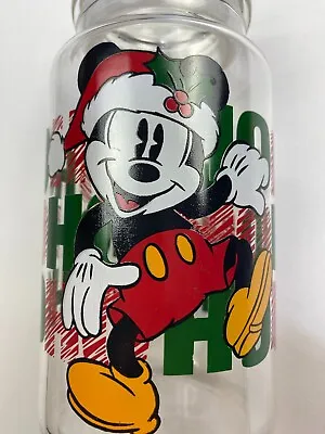 Mickey Mouse Holiday Canister Cookie Candy Jar With Lid • $15.99