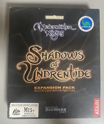 NEVERWINTER NIGHTS : SHADOWS OF UNDRENTIDE / EXTENSION PC -Atari • $5