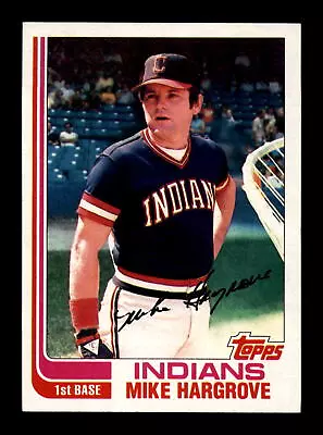 1982 Topps #310 Mike Hargrove Cleveland Indians • $1.65
