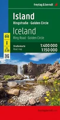 Iceland (Ring Road - Golden Circle) Map 9783707921915 - Free Tracked Delivery • £13.31