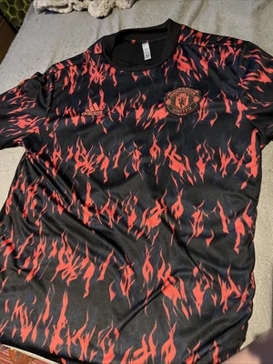 £5.99 • Buy Mens Manchester United Jumper Top Training Pre Match Large 