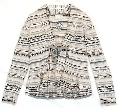 Odd Molly 654B Beige Fair Isle Knit Wool Cardigan Size 3 • £21.52