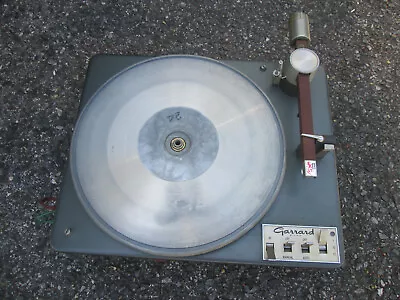 Garrard Lab 80 Vtg Record Player Turntable PARTS CHASSIS MOTOR WORKS VERY CLEAN • $49.99