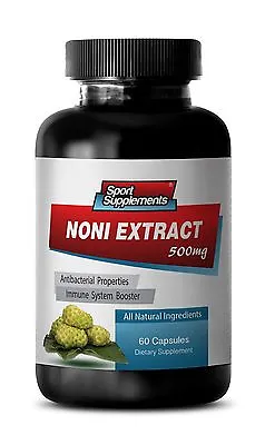 Noni Caps -NONI EXTRACT 8:1 500mg Powerful Immune System Antibacterial  Pills 1B • $21.47