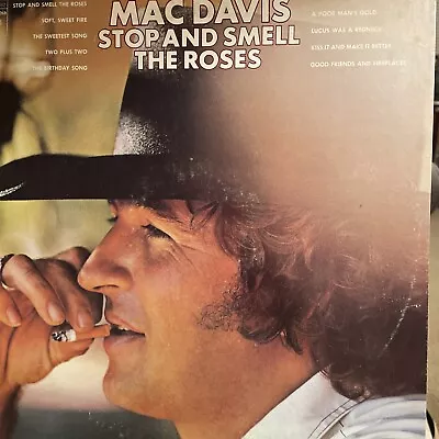 Mac Davis Stop And Smell The Roses Columbia KC 32582 LP Stereo VINYL  • $5