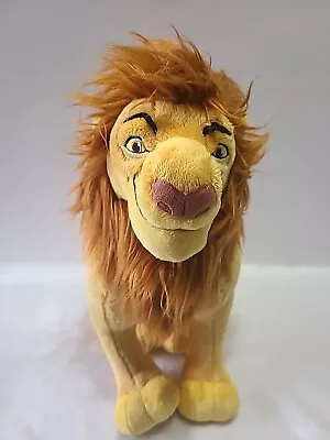 Disney The Lion Mufasa Plush Soft Toy Excellent Condition 15 Inch • $27