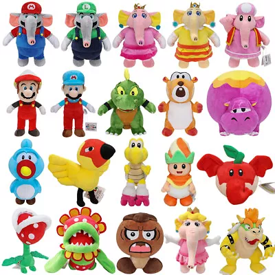 Super Mairo Wonder Elephant Mario Plush Toys Peach Daisy Toadette Stuffed Dolls • $15.99