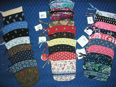 Vera Bradley Varied Assortment Of Small & Medium Cosmetic/MakeUp Bags Some Rare! • $18.95