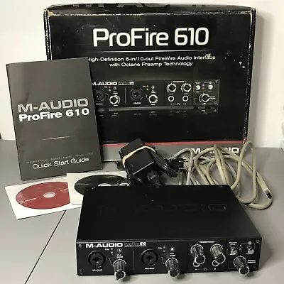 M-Audio ProFire 610 Digital Recording Interface Octane Preamp Tech • $73.90