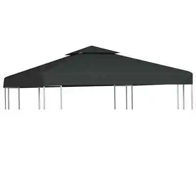 Square Gazebo Top Replacement Canopy 3x3m Sunshade 2 Tier Outdoor Roof Cover • $100.95