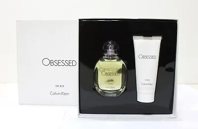 Calvin Klein Obsessed For Men 75 Ml EDT Spray & 100 Ml Hair & Body Wash Gift Set • £39.50