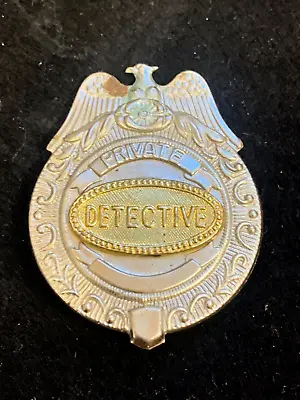 Vintage Obsolete Private Detective Tin Badge From Southern Iowa (17b) • $33.79