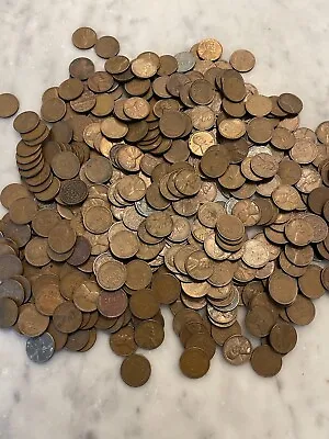 Lot Of 500 Mixed Wheat Cents - 500 Count Bag Or 10 Rolls - CHOOSE # OF LOTS! • $42.95