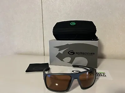 NEW GARGOYLES  Rampart Brown Polarized Sunglasses NEW  10700201.QTM • $65.27