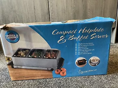 £8 • Buy BUFFET 2 In 1 Hot Plate And SERVER TRAY FOOD WARMER 200W