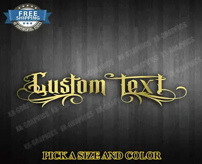 Custom TATTOO Windshield Decal Car Truck SUV Window Sticker Banner JDM Muscle #I • $12.99