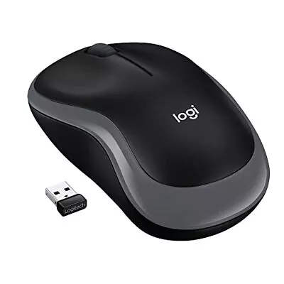 Iogitech M185 Wireless Mouse 2.4GHz With USB Mini Receiver 12-Month Battery... • £10.35