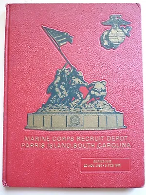 YEARBOOK VINTAGE MILITARY YEAR BOOK Marine Corps Recruit Parris Islands SC '92 • $48