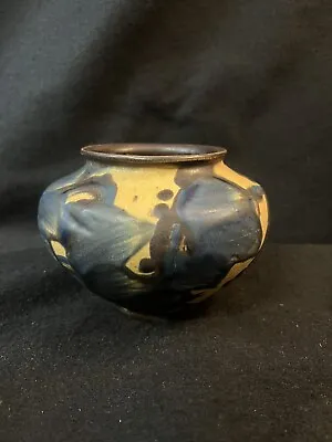 Herman A  Kahler Ceramic Vase Floral Denmark As Found  4.5” • $79.99