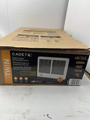 Cadet CSTC302TW (3000W 12.5A 240V) In-Wall Electric Heater W/ Thermostat • $118.79