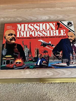 Mission Impossible Berwick Masterpiece Board Game 1975 Vintage 100% Complete • £11.99