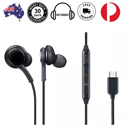For SAMSUNG AKG Style Type C USB C Earphone S10+ Note 9 S20 Ultra S21 FE S22 • $13.99