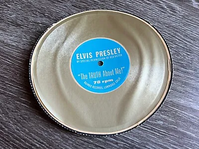 ELVIS PRESLEY - The Truth About Me RARE 78 Flexi Paper 7  Disk - Rainbo Records • $49.95