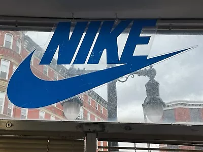 Vintage Nike Hanging Acrylic Sign Store Display Sign Dealer Issue 90s • $375