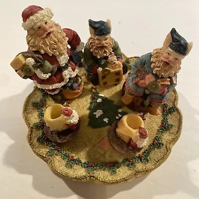 1995 Precious Moments  Santa And Elves Mini Tea Set 11 Pcs • $12