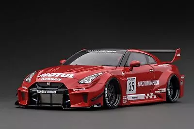 1:18 Nissan GT-RR R35 LB-Silhouette WORKS -- #35 Red -- Ignition Model IG2444 • $321.04