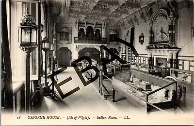 Osborne House Indian Room Isle Of Wight Ll Vintage Postcard • £4.99