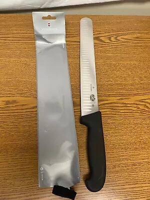 Victorinox 5.4723.30 Silver Black Handle 5  Blade Length 12  Chefs Knife • $84.99