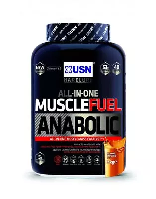 £47.99 • Buy USN Muscle Fuel Anabolic All In One Muscle Mass And Growth Shake Powder - 2kg