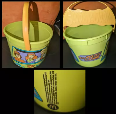 Scooby Doo Plastic Pail McDonalds 2012 Halloween Trick Or Treat Bucket USA • $20.68