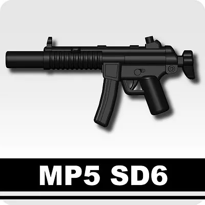 MP5 SD6 Machine Gun Compatible With Toy Brick Minifigures • $1