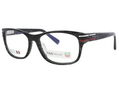 NEW Tag Heuer Phantom 0534 002 Black Grey Eyeglasses Size 53-17-140 Authentic  • £155.79