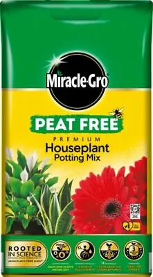 Miracle Gro Houseplant Potting Compost Mix Peat Free Enriched With Minerals 10L  • £8.99