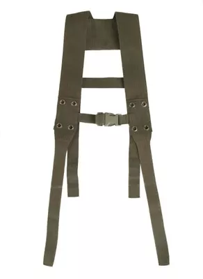 German Military OD Green Harness Shoulder Strap H Suspender Buckle Army For Belt • $14.99