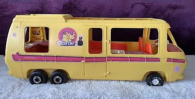 Vintage Barbie Star Traveler Motor Home RV Bus Camper Yellow • $25