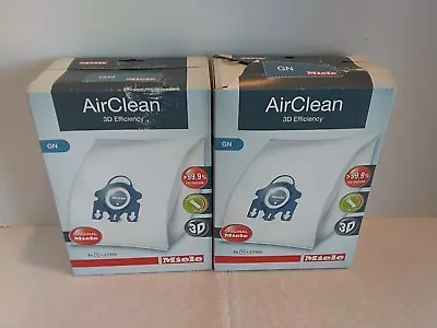 Miele GN Airclean 3D Efficiency Vacuum Bags -  4 Bags & 2 Filters Per Box  READ • $20