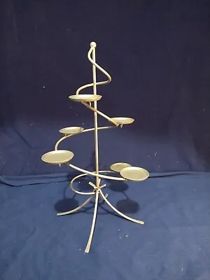 Partylite 6 Tier Metal Votive Candle Holder Stand Christmas Tree 18  H Display • $24.99