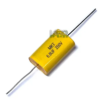 2 6.8uF 250V Metallized Polyester Film Capacitor 5% Audio Crossover Tweeter • $8.80