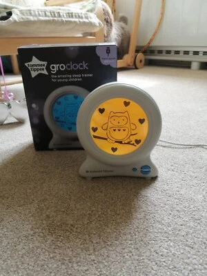 £16.51 • Buy Tommee Tippee USB-Powered Groclock Sleep Trainer Alarm Clock With Nightlight 