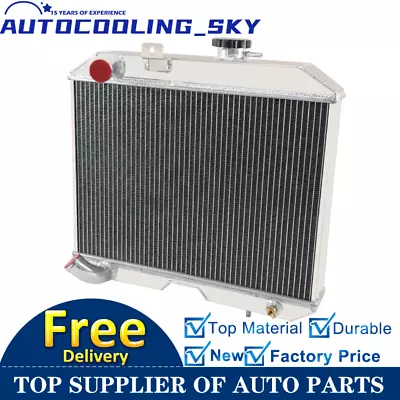 3 Row Aluminum Radiator For 1941-52 1950 Jeep Willys CJ2 CJ-2A CJ3 M38 Ford GPW • $129